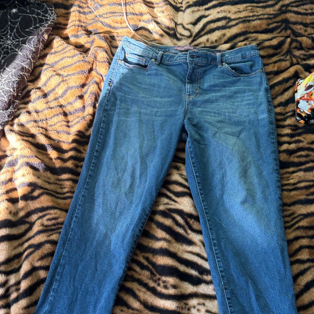 Gloria Vanderbilt Straight Leg Blue Jeans
